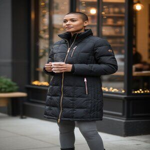 MICHAEL Michael Kors Black Down Jacket Size XS